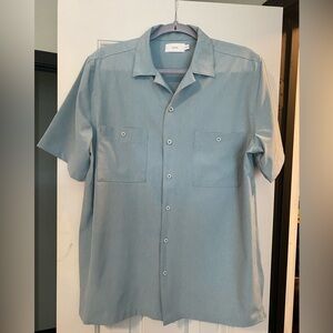 Onia Mens Button Down Short Sleeve Size Medium